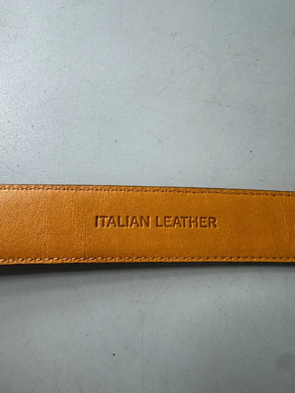 Lauren Ralph Lauren Navy Blue Leather belt, Size XL